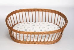 Mionido Stubenwagen Maxi Natur Pyjamabär Grün Mit Garnierung, Matratze Und Matratzenbezug 12 Mionido Stubenwagen Maxi Natur Pyjamabär Grün Mit Garnierung, Matratze Und Matratzenbezug -Babyartikelgeschäft 0400 60