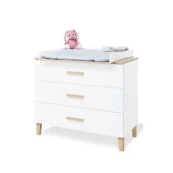 Pinolino Lumi Sparset Breit - 2-teilig Kinderbett & Wickelkommode -Babyartikelgeschäft 090032b 03 gr 1