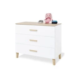 Pinolino Lumi Sparset Breit - 2-teilig Kinderbett & Wickelkommode -Babyartikelgeschäft 090032b 04 gr 1