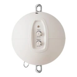 Moonboon Ökologische Federwiegen-Set Seagrass Mit Motor, Gestell Grau & Kokos-Einleger