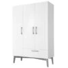 Roba Mika Kleiderschrank 3T Weiß/grau -Babyartikelgeschäft 1012829 kinderzimmerset 04 f 1