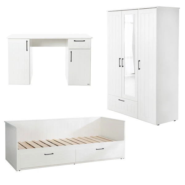 Roba Sylt Jugendzimmer 3-teilig Weiß 3 Roba Sylt Jugendzimmer 3-teilig Weiß