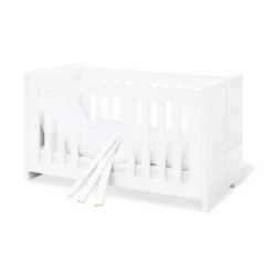 Pinolino Polar Kinderbett 70x140 Cm Inkl. Umbauseiten - Weiß Edelmatt | Toppreis