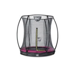 EXIT TOYS EXIT Silhouette Bodentrampolin Ø 183 Cm, Rosa Inkl. Sicherheitsnetz