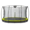 EXIT TOYS EXIT Silhouette Bodentrampolin Ø 427 Cm, Grün Inkl. Sicherheitsnetz