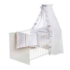 Schardt Playmo Bettset 4- Teilig Mit Bettwäsche, Himmel Und Nestchen