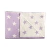Schardt Kuscheldecke Big Star Lila 95x120 Schmusedecke - 100% Baumwolle