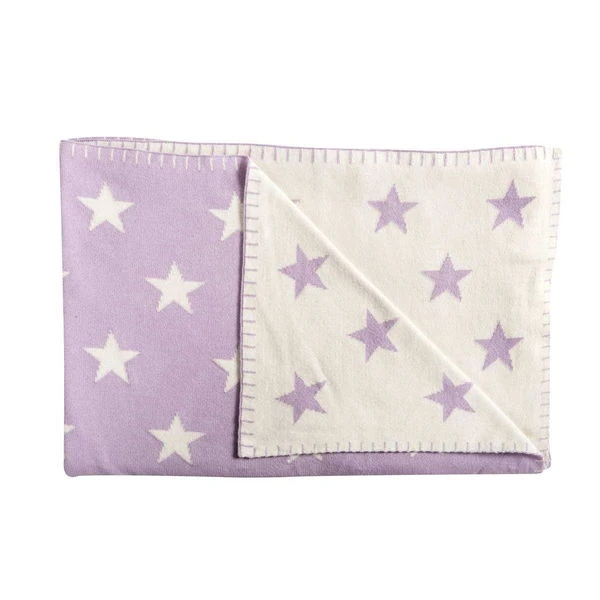 Schardt Kuscheldecke Big Star Lila 95x120 Schmusedecke - 100% Baumwolle 3 Schardt Kuscheldecke Big Star Lila 95x120 Schmusedecke - 100% Baumwolle