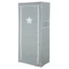 Roba Little Stars Textil-Kleiderschrank M Steckbarer Stoffschrank -Babyartikelgeschäft 1611v190 kleiderschrank 169x70x45 f 1