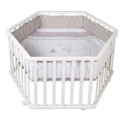 Roba Laufgitter Indibär Weiß 6-eckig