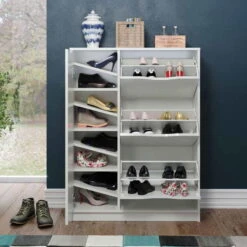 Trendteam Basix Schuhschrank 1TR 3KL Weiß 9 Trendteam Basix Schuhschrank 1TR 3KL Weiß -Babyartikelgeschäft 21245