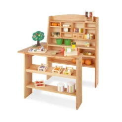 Pinolino Kaufladen Emma Erle Massiv, Unbehandelt