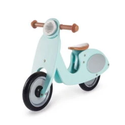 Pinolino Laufrad Wanda Mint Birke Massiv, Mint & Silber Lackiert