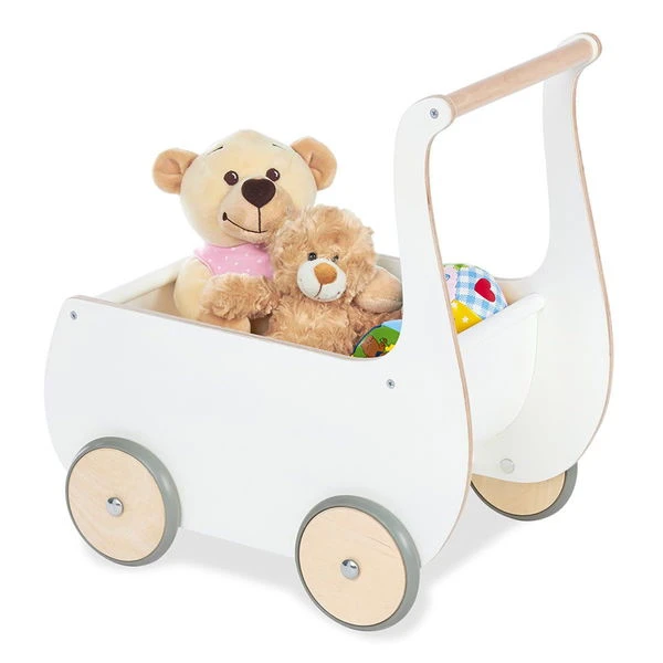 Pinolino Puppenwagen Mette Weiß Mit Bremssystem Zum Toppreis 3 Pinolino Puppenwagen Mette Weiß Mit Bremssystem Zum Toppreis