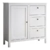 Trendteam Ole Kommode 3 Schubkästen, 1 Tür Weiß -Babyartikelgeschäft 27014