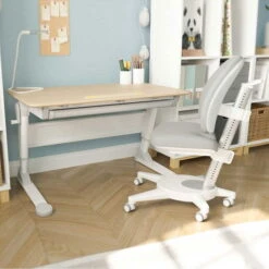 Nature Kid Terra Schreibtisch Set Natur Arbeitsplatte Inkl. Schreibtischstuhl