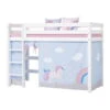 Hoppekids Mittelhohes Bett ECO Luxury 90x200 Cm Mit Gerader Leiter & Absturzsicherung -Babyartikelgeschäft 35 26 011 01 1