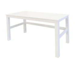 Hoppekids Schreibtisch Maja - Weiß Teilmassiv, 138 X 70 Cm