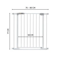 Hauck Clear Step Gate Schutzgitter -Babyartikelgeschäft 4007923597422.pt07.clear step gate white