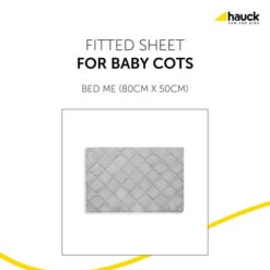 Hauck Bed Me 80x50 Spannbettlaken -Babyartikelgeschäft 4007923599181.pt01.bed me 80x50 cm white