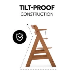 Hauck Alpha+B Hochstuhl -Babyartikelgeschäft 4007923661130.pt05.alpha walnut