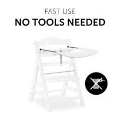 Hauck Alpha Click Tray Esstablett -Babyartikelgeschäft 4007923661581.pt03.alpha click tray white