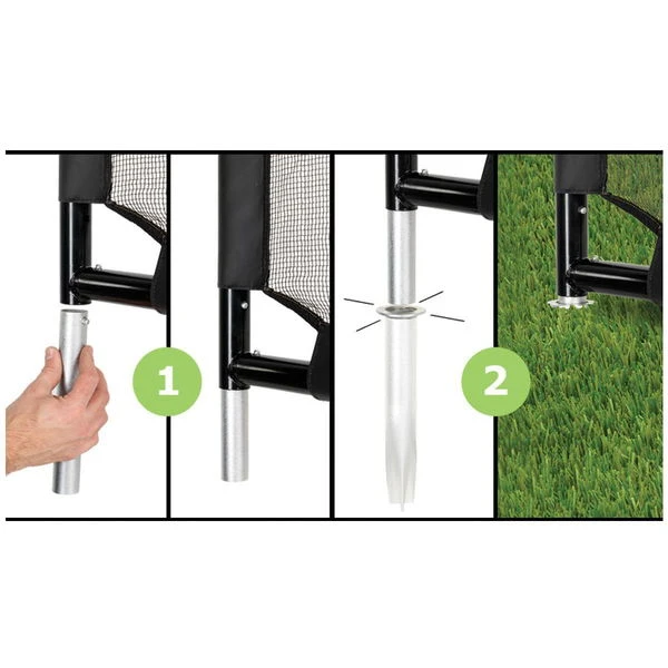 EXIT TOYS EXIT Maestro Stählernes Fußballtor Schwarz - 180x120 Cm 5 EXIT TOYS EXIT Maestro Stählernes Fußballtor Schwarz - 180x120 Cm – Bild 3