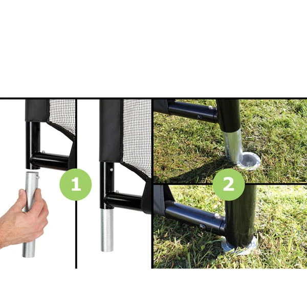 EXIT TOYS EXIT Forza Stählernes Fußballtor Schwarz - 500x200 Cm 5 EXIT TOYS EXIT Forza Stählernes Fußballtor Schwarz - 500x200 Cm – Bild 3