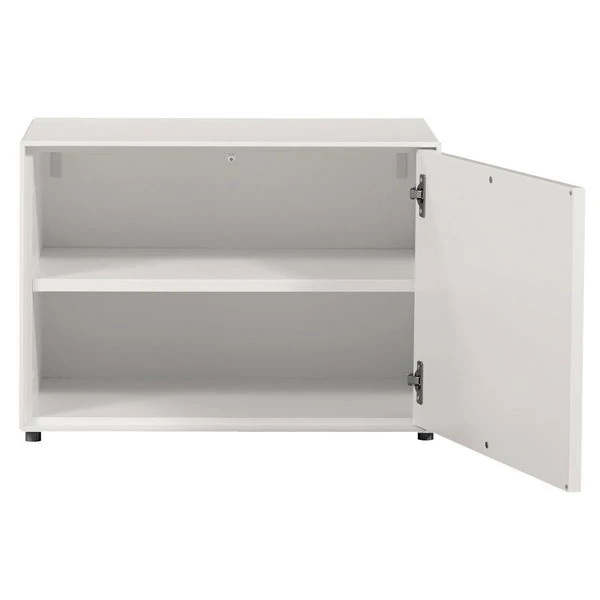 Now! By Hülsta Easy Wohnwand Lack-hellgrau 156x308x45 5-teilig 7 Now! By Hülsta Easy Wohnwand Lack-hellgrau 156x308x45 5-teilig – Bild 5