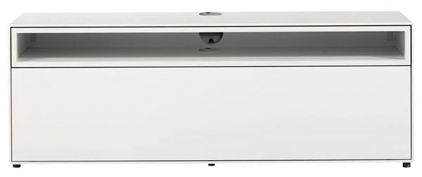 Now! By Hülsta Easy Media-Lowboard Lack-reinweiß 1 Offenes Fach, 1 Klappe 3 Now! By Hülsta Easy Media-Lowboard Lack-reinweiß 1 Offenes Fach, 1 Klappe