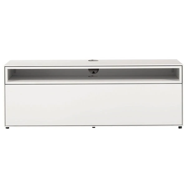 Now! By Hülsta Easy Media-Lowboard Lack-reinweiß 1 Offenes Fach, 1 Klappe 4 Now! By Hülsta Easy Media-Lowboard Lack-reinweiß 1 Offenes Fach, 1 Klappe – Bild 2