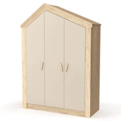 Nature Kid My House Kinderzimmer Natur/grau 6-teilig Mit Hausbett -Babyartikelgeschäft 466011 bergamo 3 tuerer whiteroom 1 1 1 2k 4 1