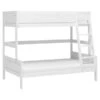 LIFETIME Etagenbett Family Kiefer Weiß 90/120 Cm, Deluxe-Lattenrost