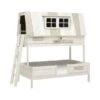 LIFETIME Etagenbett My Hangout 90 & 120x200 Cm Whitewash - Deluxe-Lattenrost & Rollrost -Babyartikelgeschäft 471270 01w gr