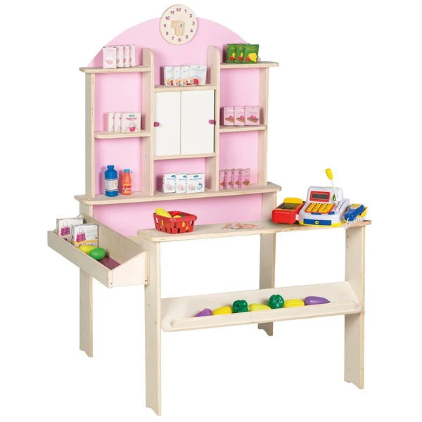 Roba Kaufladen Rosa/weiß Inkl. Umfangreichem Zubehör 3 Roba Kaufladen Rosa/weiß Inkl. Umfangreichem Zubehör