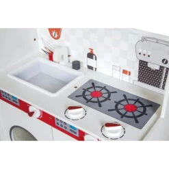 Roba Kinderküche Groß Weiß/rot Spielküche Mit Liebevoller Bedruckung 8 Roba Kinderküche Groß Weiß/rot Spielküche Mit Liebevoller Bedruckung -Babyartikelgeschäft 480226 kinderkueche detail2 300