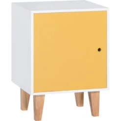 VOX Concept 1türiger Kleiner Schrank White/saffron