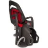 Hamax Caress Fahrradsitz Gepäckträgerbefstigung Grau/Rot | Portofrei -Babyartikelgeschäft 553013 caress with carrier adapter grey black red live 1