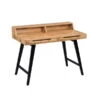 HomeTrends4You Schreibtisch Stockholm MDF Dekor Wildeiche Mit 2 Schubladen -Babyartikelgeschäft 630905a 2