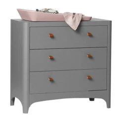 Leander Kommode Classic Grau Mit Drei Schubladen -Babyartikelgeschäft 640000 09 leander classic dresser grey 7