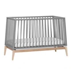 Leander Luna Kinderzimmer Sparset Grau/eiche Babybett Und Kleiderschrank Konfigurierbar -Babyartikelgeschäft 720120 09 leander luna babycot 120x60cm grey oak 7 1200x1200