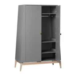 Leander Luna Kinderzimmer Sparset Grau/eiche Babybett Und Kleiderschrank Konfigurierbar -Babyartikelgeschäft 720220 09 leander luna wardrobe large grey oak 7 1