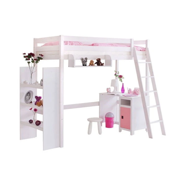 Ticaa Matthias Hochschläfer Kiefer Weiß 90 X 200 Massivholz 4 Ticaa Matthias Hochschläfer Kiefer Weiß 90 X 200 Massivholz – Bild 2