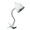LIFETIME Klemmleuchte Weiß/Chrome Flexibler Hals - Max. 40 W -Babyartikelgeschäft 8131 gr 3