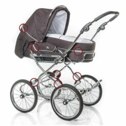 HESBA Condor Coupe Kinderwagen Frei Konfigurierbar -Babyartikelgeschäft 9002 sicherheitsaustattung tuev 2