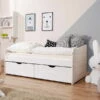 Ticaa Sofabett MINI Micki Mit 2er Schubkästen Massivholz - 80x160 Cm - Inkl. Matratze -Babyartikelgeschäft 930570 ynft7nfshyrycvqt