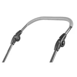 HESBA Condor Coupe Kinderwagen Außen 767 Innen 109 Räder Weiß 30 Cm, Ledergriff Grau -Babyartikelgeschäft 9507 leather push handle new 2018 grey