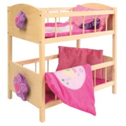 Roba Puppenetagenbett Happy Fee Inkl. Textiler Ausstattung