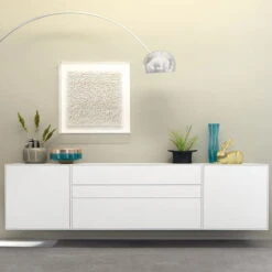 Now! By Hülsta Easy Hänge-Sideboard 64x256x45 Cm 3-teilig