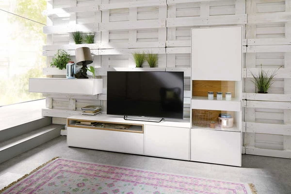 Now! By Hülsta Easy Wohnwand Natureiche 181x350x45 4-teilig 3 Now! By Hülsta Easy Wohnwand Natureiche 181x350x45 4-teilig